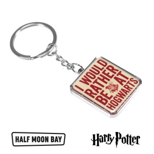 KEYHP57 Keyring - Harry Potter Rather be at Hogwarts